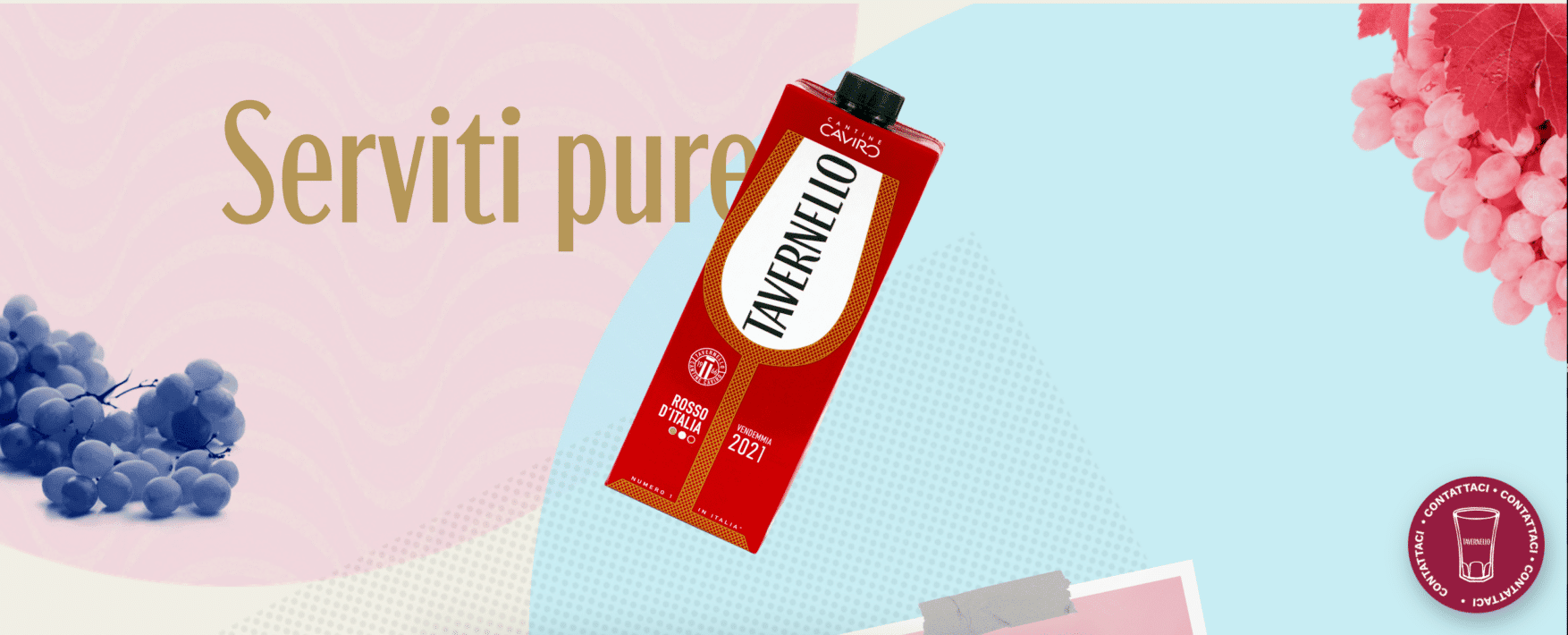 Nuova veste per il brand Tavernello