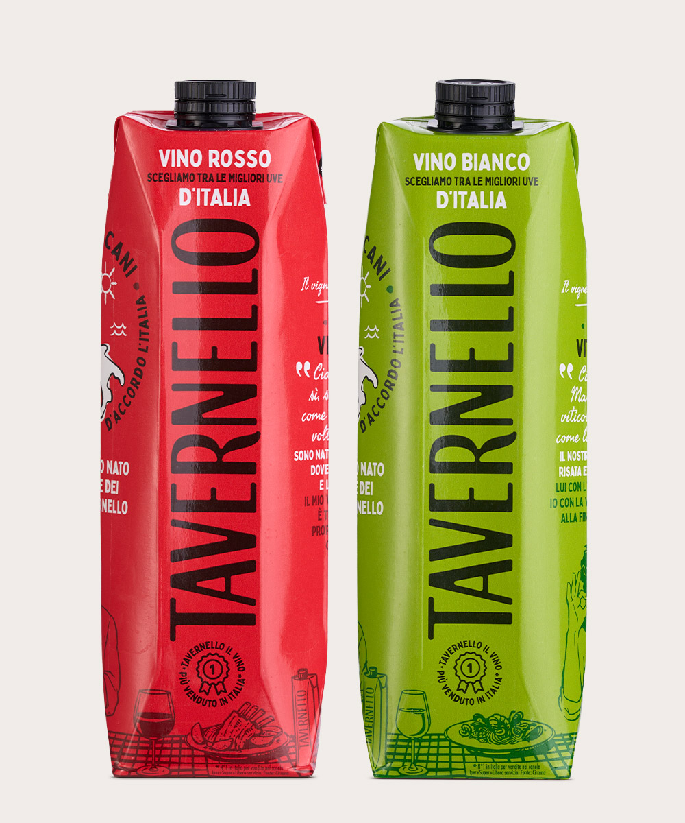 Tavernello Classico Vino Rosso e Vino Bianco